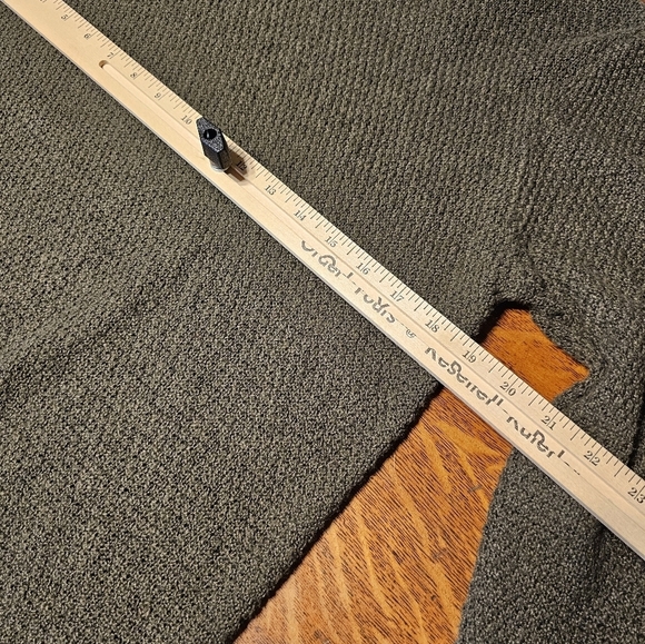 Pink Clover Textures Green Sweater Stitch Fix Women's Size Large NWOT - Picture 6 of 9